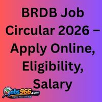 BRDB Job Circular 2026 – Apply Online, Eligibility, Salary