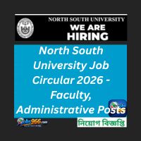 North South University Job Circular 2026 - Faculty, Administrative Posts