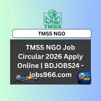TMSS NGO Job Circular 2026 Apply Online BDJOBS24 - jobs966.com